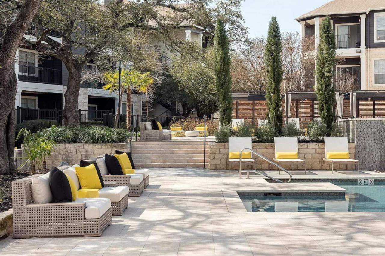 Elegant 1Br With Resort Style Pool Near The Domain 奧斯汀 外观 照片